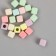 Busina for creativity velvet spraying "Cube. Alphabet. Tender shades" 0.7x0.8x0.8 cm
