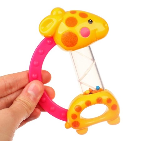 Rattle "giraffes", color mix, crush me-4
