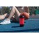 Sports shaker with a bowl for protein, red-black, 500 ml