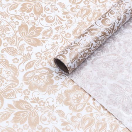 Siliconized paper "Khokhloma", Khokhloma, 0.38 x 5 m-4