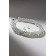 Set 2 objects: earrings, ball d = 1, beads "pearl tourniquet", white color, 45 cm