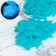 Decorative figures for the aquarium, luminous, "sea inhabitants", 3 - 5 cm, 500 g, blue 986438