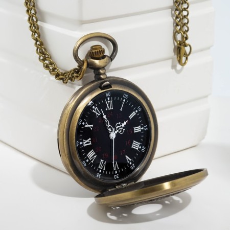 Pocket clock "Bonzhur", quartz, d dial-4 cm, 5.5 x 4.5 cm-1