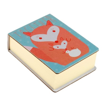 Notepad B8, 63 x 83 mm, 250 sheets Smart Journal, hard cover, tinted block 70 g/m2, mix-9