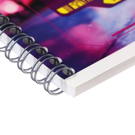 Album for drawing A4 32 sheets on the crest "Neon Drive", Cardboard Cover, OFSET block 100 g/m2, mix-2