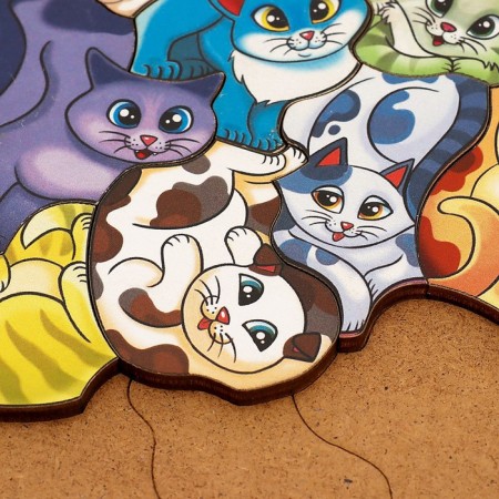 Puzzle-head-headed "cats"-2