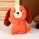 Soft toy "Dog", 20 cm, red color