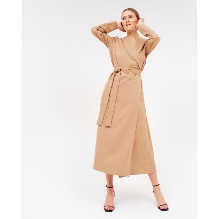 Women's dress Minaku Sand color, rr 48-5