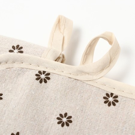 Kitchen set 2 pr. Dilyana "flowers" Take 17*17cm, mittens-castle 26*16cm, 100%HL-3