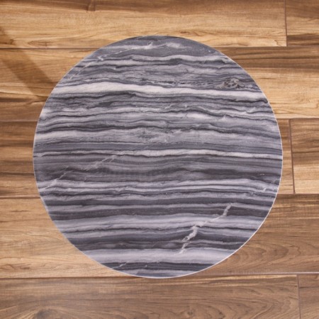 Coffee table 41x41x55 cm, aluminum/marble-2