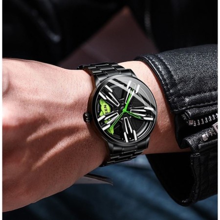 Men's wrist watch, D-4.4 cm, L-26 cm strap, 3 atm-1