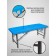 Cosmetological couch Basic SV, size 180 × 60 × 72 cm, blue color