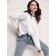 Jumper Women's Large knitting CONTE ELEGANT, size M, color White