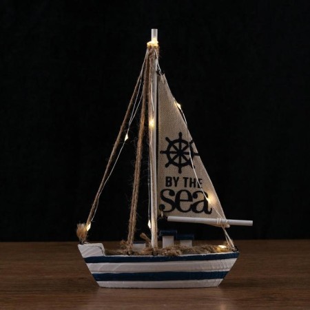 Souvenir ship with a backlight 16*5*26cm-1
