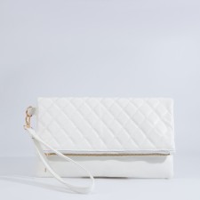 Bag-clate on magnets, strap on the wrist, white color