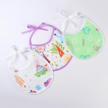 Bibrary children 18x18 cm, cotton with PVC coating, color mix-6