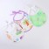 Bibrary children 18x18 cm, cotton with PVC coating, color mix