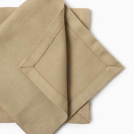 Set of napkins Ethel Kitchen, col. Beige, 40x40 cm - 2 pcs, 100% HL, sarzha 250 g/m2-4