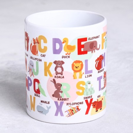 Mug "English alphabet" animals, 320 ml-1