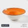 Porcelain plate for Magistro paste "Cerera", 400 ml, D = 19.5 cm, Orange color