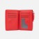 Women's wallet on magnet, red color