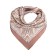 Textile scarf, beige color, size 58x58