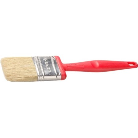 Brush flat bison 4-01050-075, quick-detachable, natural bristle, plastic handle, 75mm-1