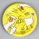 Disposable paper plate "Goose", 18 cm