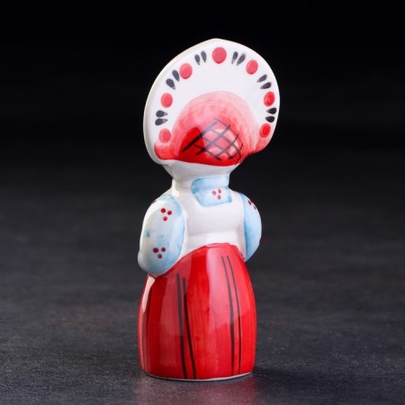 Porcelain figurine "cat in a kokoshnik", 12 cm-2
