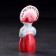 Porcelain figurine "cat in a kokoshnik", 12 cm
