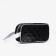Cosmetic bag with lightning, black color