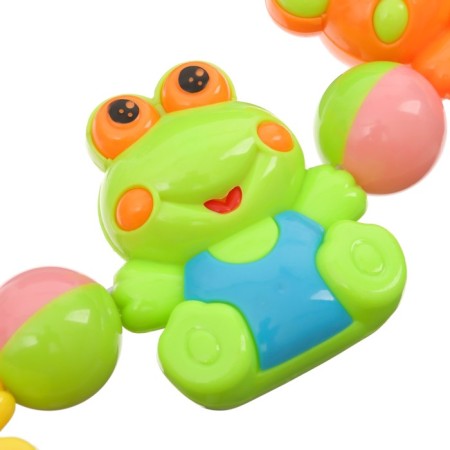 Stretching on the stroller/crib "frog", 4 toys, color mix, crush me-8