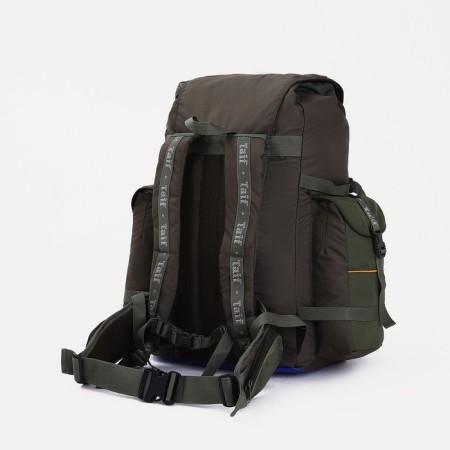 Tourist backpack, TAIF, 65 l, screed department, 3 outer pockets, khaki color-3