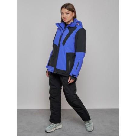 Ski costume female, size 56, blue color-13
