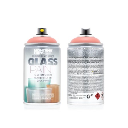 Translucent paint Montana Glass Paint Coral Red 0.25l