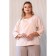 Female blouse, size 46, beige color