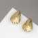 Earrings Metal "Bohemia" drop, color gold