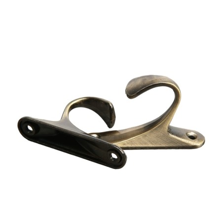 Hook for curtains KS101 CAPPIO, one -rod, bronze color, 2 pcs-1