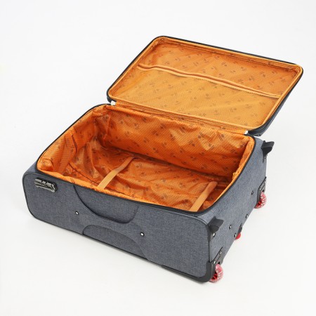 Big suitcase 28 ", lightning department, code castle, 3 wheels, 2 outer pockets, color gray color-8