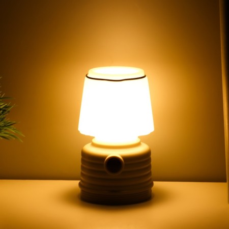 The spine "Mini" LED 3W from 3HAAAA batteries is gray-white 6.5x6.5x11.5 cm Risalux-2