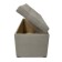 Puff with a lid and weighting, 800 × 400 × 420 mm, Bahama plus mattress, Sand color