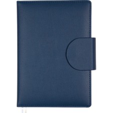 Deliciper of Leduced A5, 160 sheets, Devente. Norwich, cover artificial leather, 2 lies, tinted block 70 g/m2, blue