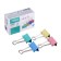 Paper clamps 32 mm, 12 pieces, Devente, metal, mix x 4 colors, cardboard box