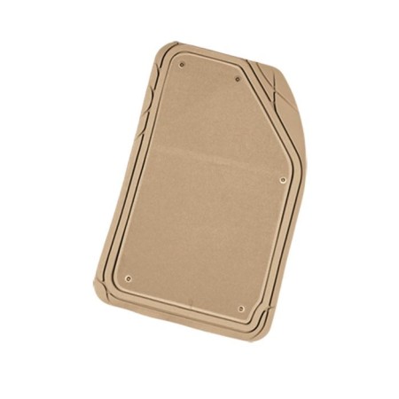 Universal car mats Autoprofi Focus 2 Ter-420 BE, frost-resistant, thermoplast, unfolding carpet, 4 objects, beige color-1