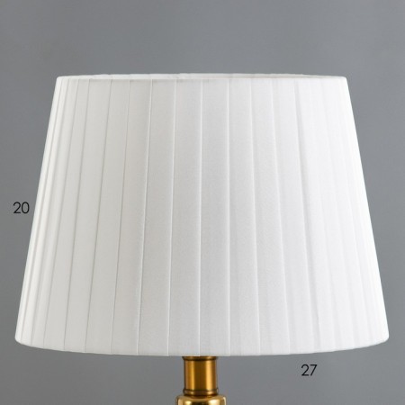 Maestro table lamp E27 40W white-gold 28x28x53 cm Risalux-3