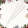 Bengal lights, 65 cm, 3 pieces, "white snow"
