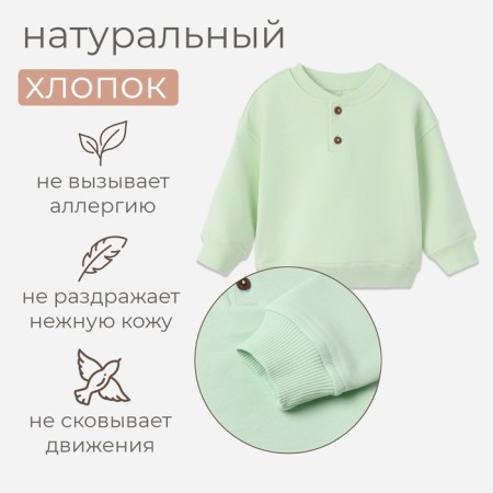 Baby Minaku: Basic Line Baby, Shallefey color, height 80-86-1