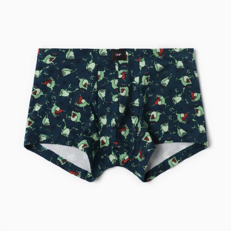 Panties men's boxers "toads", blue color, size 48 (m)-5