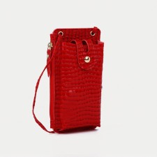 Baby bag on magnet, long belt, red color
