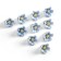 Hairpins for hair decoration Stay Magical, 10 pcs., 1.3 x 1.3 x 1.5 cm